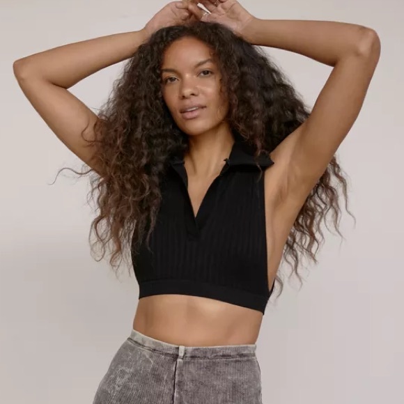 Urban Outfitters collared crop top - Picture 2 of 6